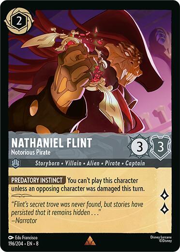 Nathaniel Flint - Notorious Pirate card image