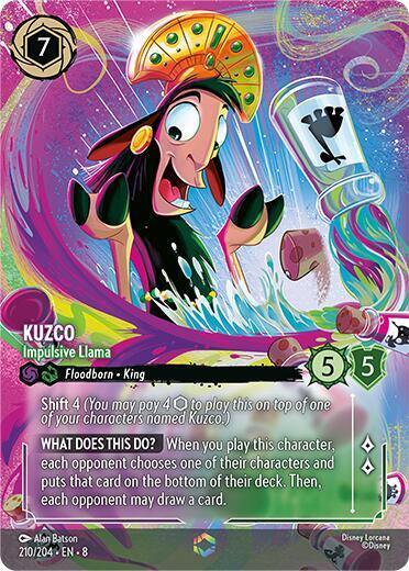 Kuzco - Impulsive Llama (Enchanted) card image