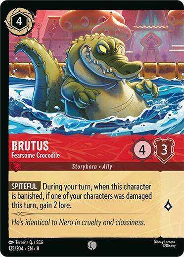 Brutus - Fearsome Crocodile (Foil) card image