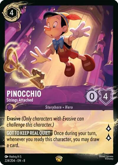 Pinocchio - Strings Attached (224/204) card image