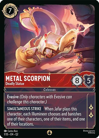 Metal Scorpion - Deadly Statue card image