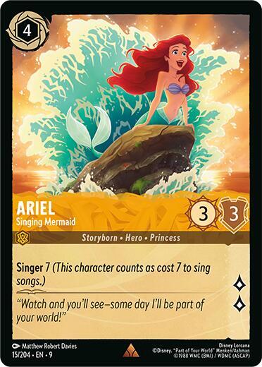 Ariel - Singing Mermaid card image