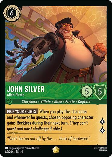 John Silver - Alien Pirate card image
