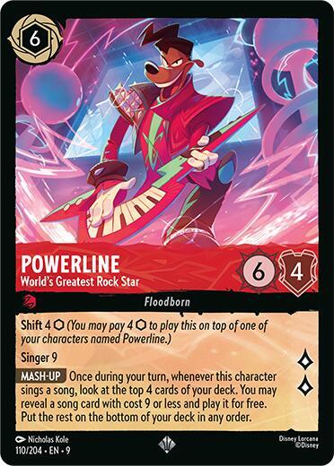 Powerline - World's Greatest Rock Star card image