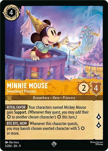 Minnie Mouse - Sweetheart Princess card image