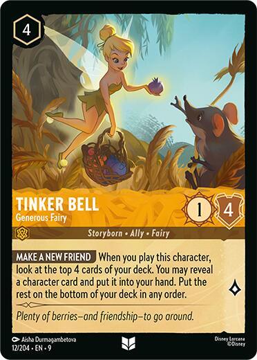 Tinker Bell - Generous Fairy card image