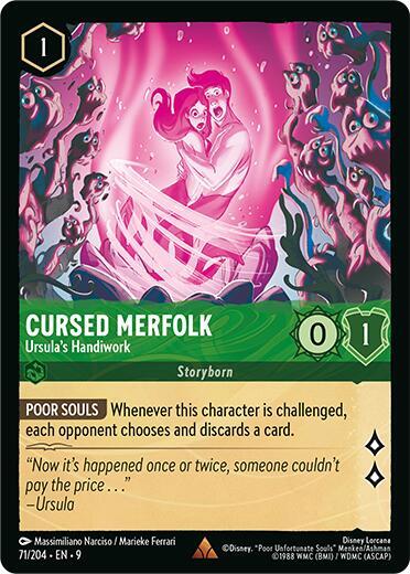 Cursed Merfolk - Ursula's Handiwork card image