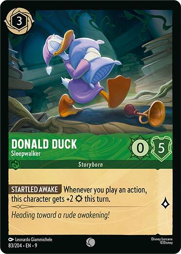 Donald Duck - Sleepwalker card image