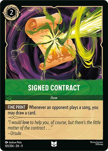 Signed Contract card image