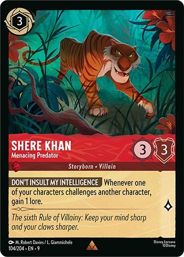 Shere Khan - Menacing Predator card image