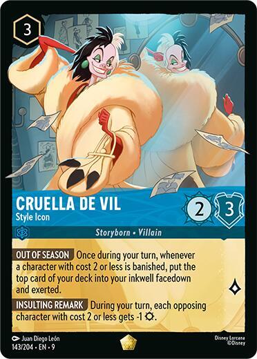 Cruella De Vil - Style Icon card image