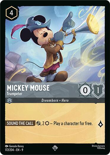 Mickey Mouse - Trumpeter card image