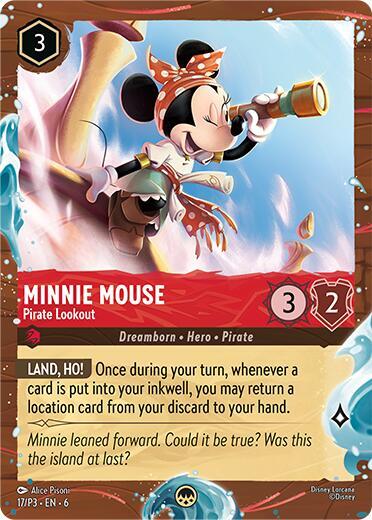 Minnie Mouse - Pirate Lookout (Disney Cruise Promo) card image