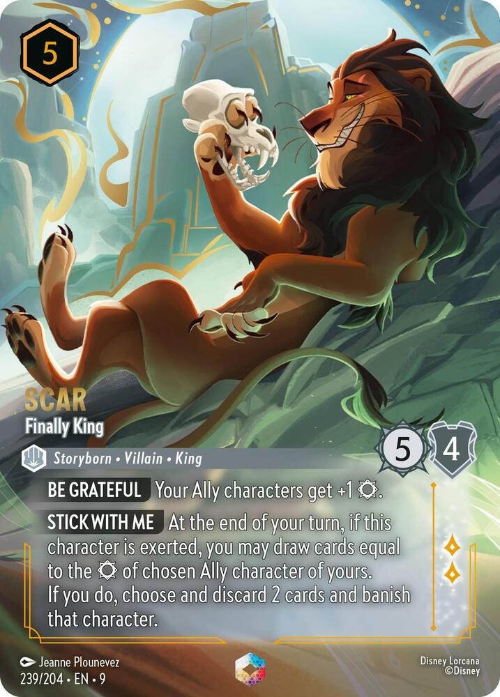 Scar - Finally King (Enchanted) card image