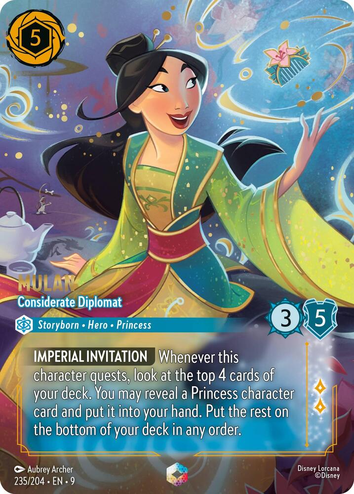 Mulan - Considerate Diplomat (Enchanted) card image