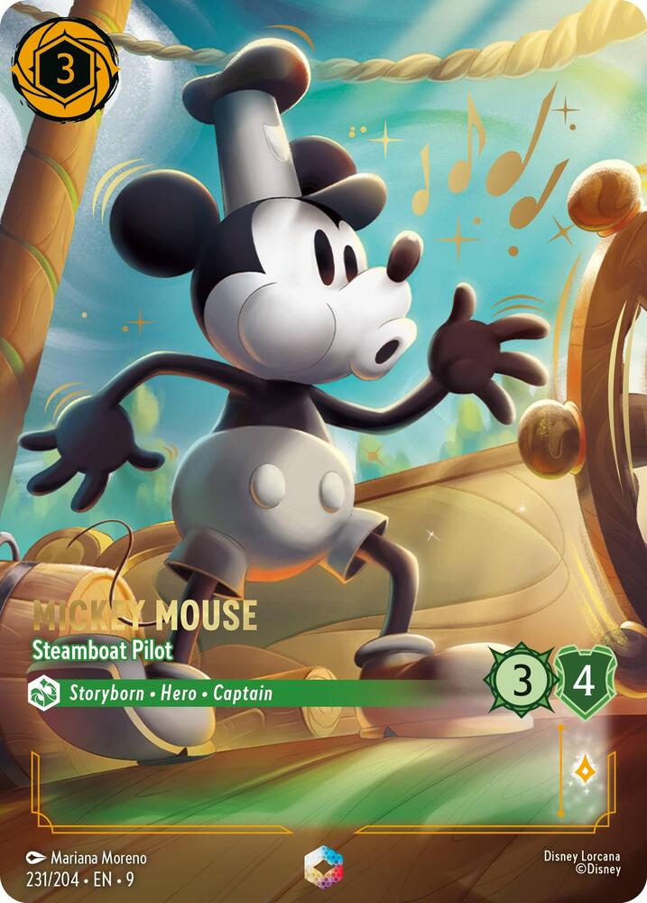 Mickey Mouse - Steamboat Pilot (Enchanted) card image