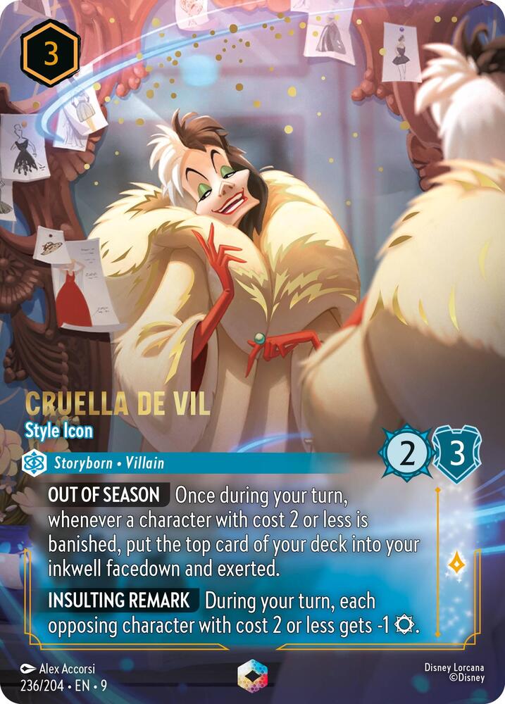 Cruella De Vil - Style Icon (Enchanted) card image