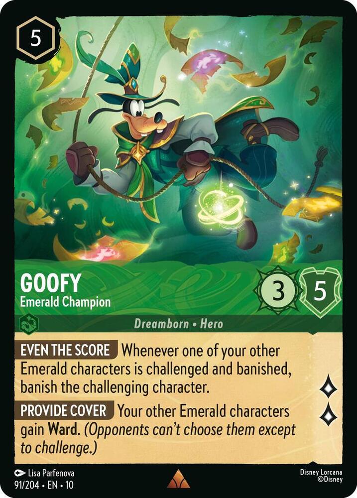 Goofy - Emerald Champion card image