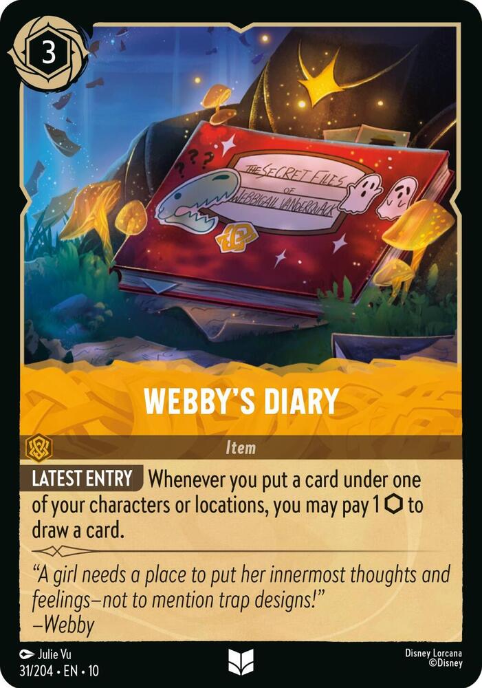 Webby's Diary card image