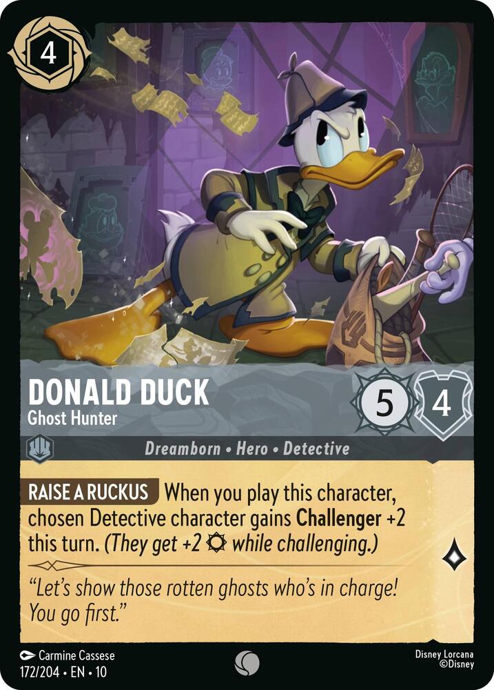 Donald Duck - Ghost Hunter card image