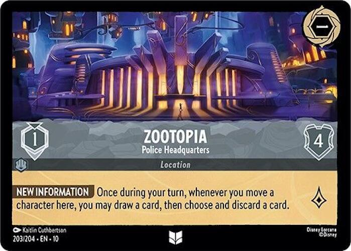 Zootopia - Police Headquarters card image