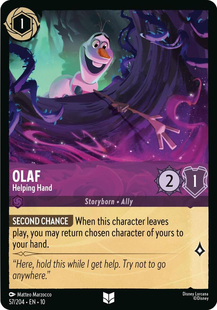 Olaf - Helping Hand card image