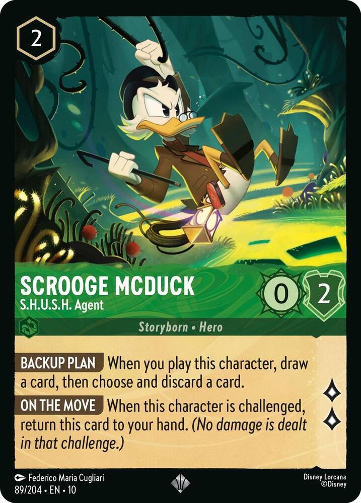 Scrooge McDuck - S.H.U.S.H. Agent card image