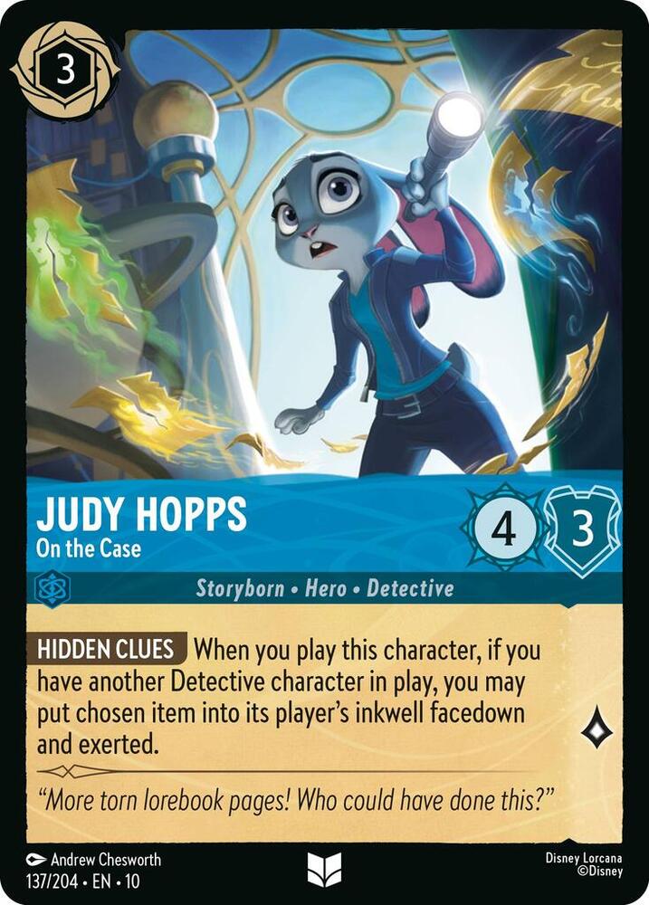 Judy Hopps - On the Case card image