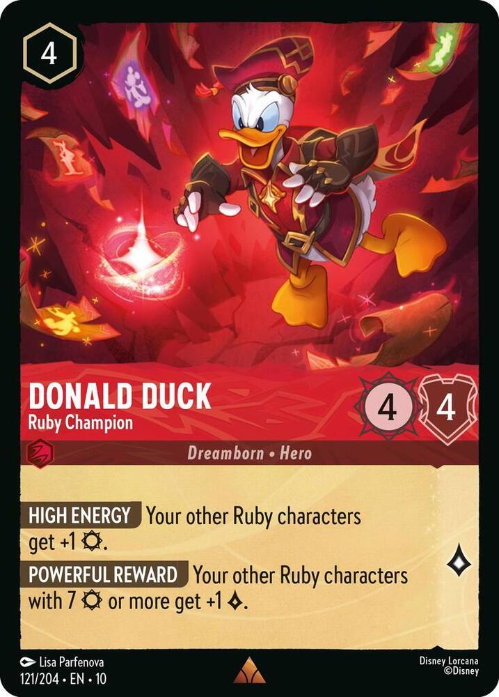 Donald Duck - Ruby Champion card image