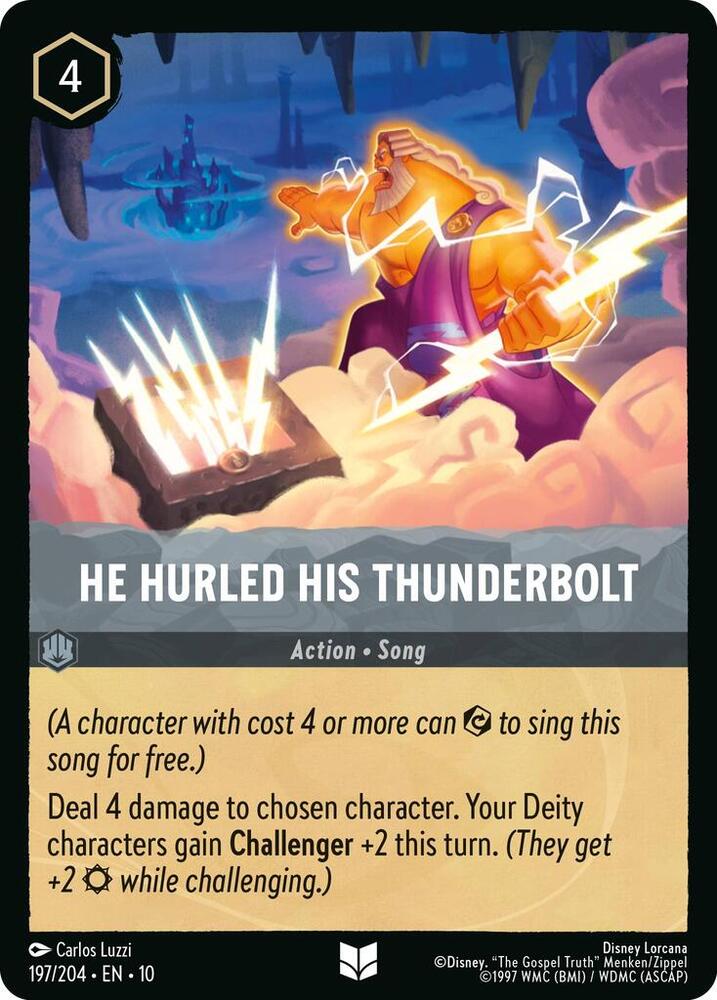 He Hurled His Thunderbolt card image