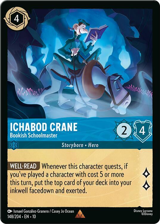 Ichabod Crane - Bookish Schoolmaster card image