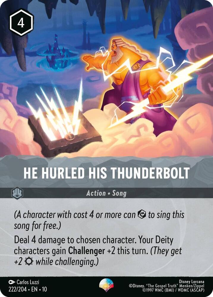 He Hurled His Thunderbolt (Epic) card image