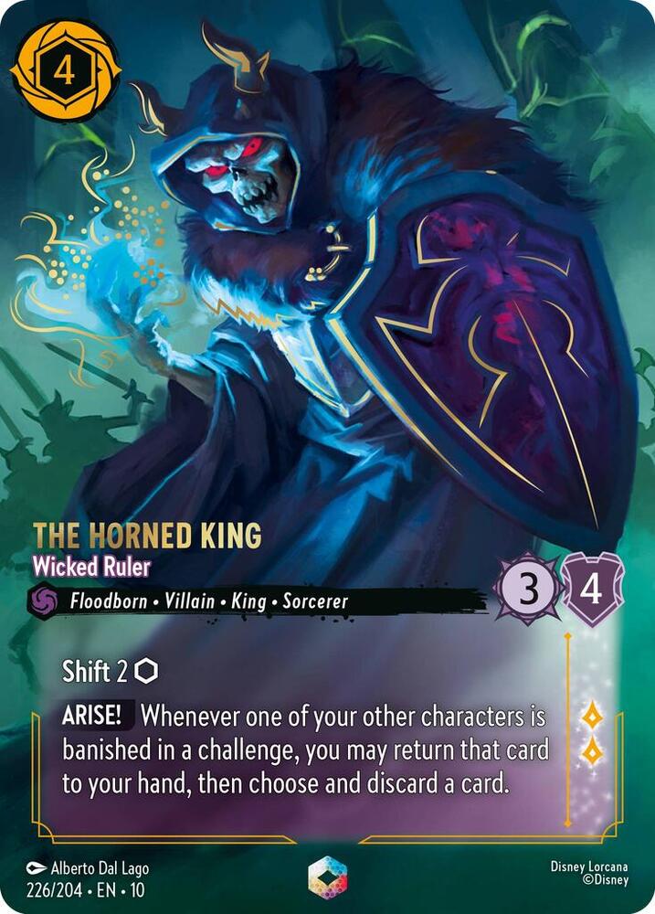 The Horned King - Wicked Ruler (Enchanted) card image