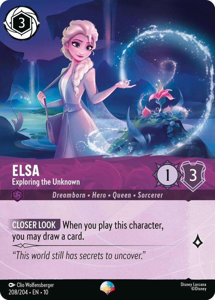 Elsa - Exploring the Unknown (Epic) card image