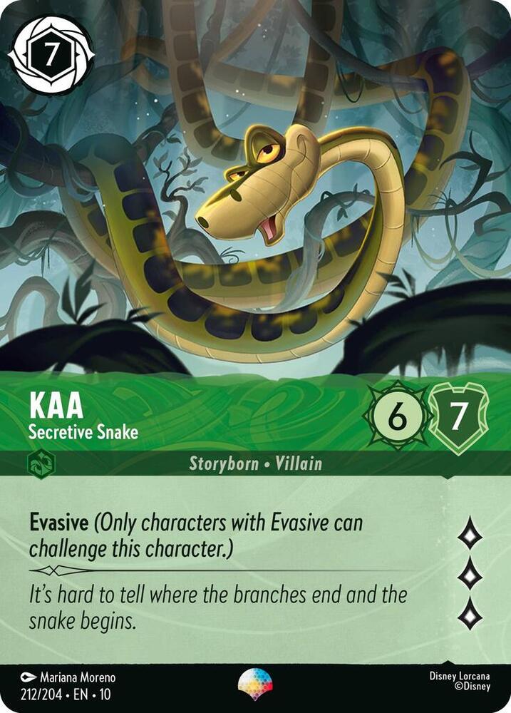 Kaa - Secretive Snake (Epic) card image