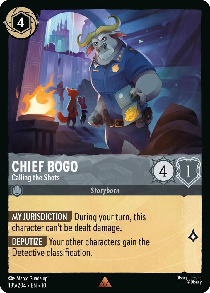 Chief Bogo - Calling the Shots card image