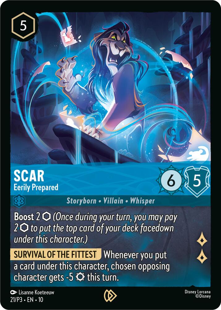Scar - Eerily Prepared card image