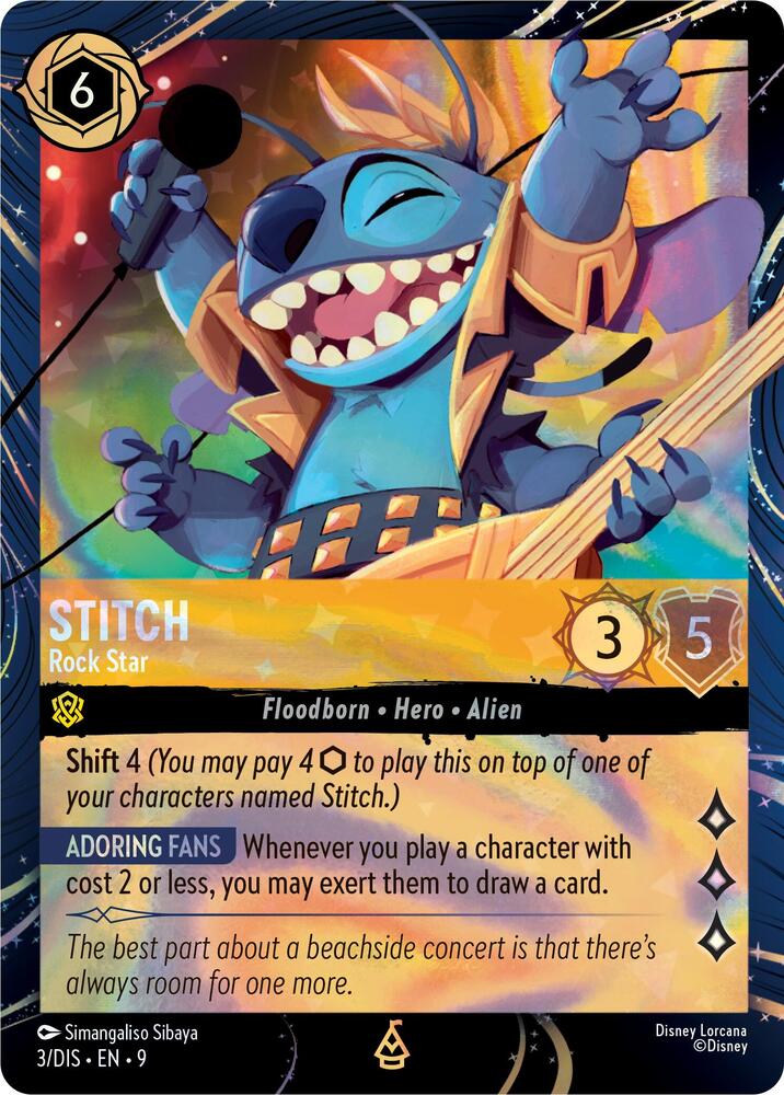 Stitch - Rock Star card image