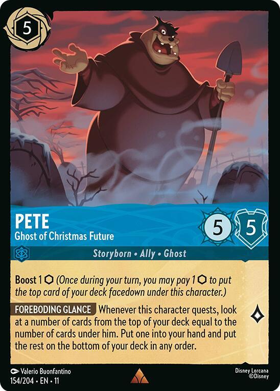 Pete - Ghost of Christmas Future card image
