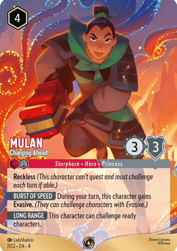 Mulan - Charging Ahead card image