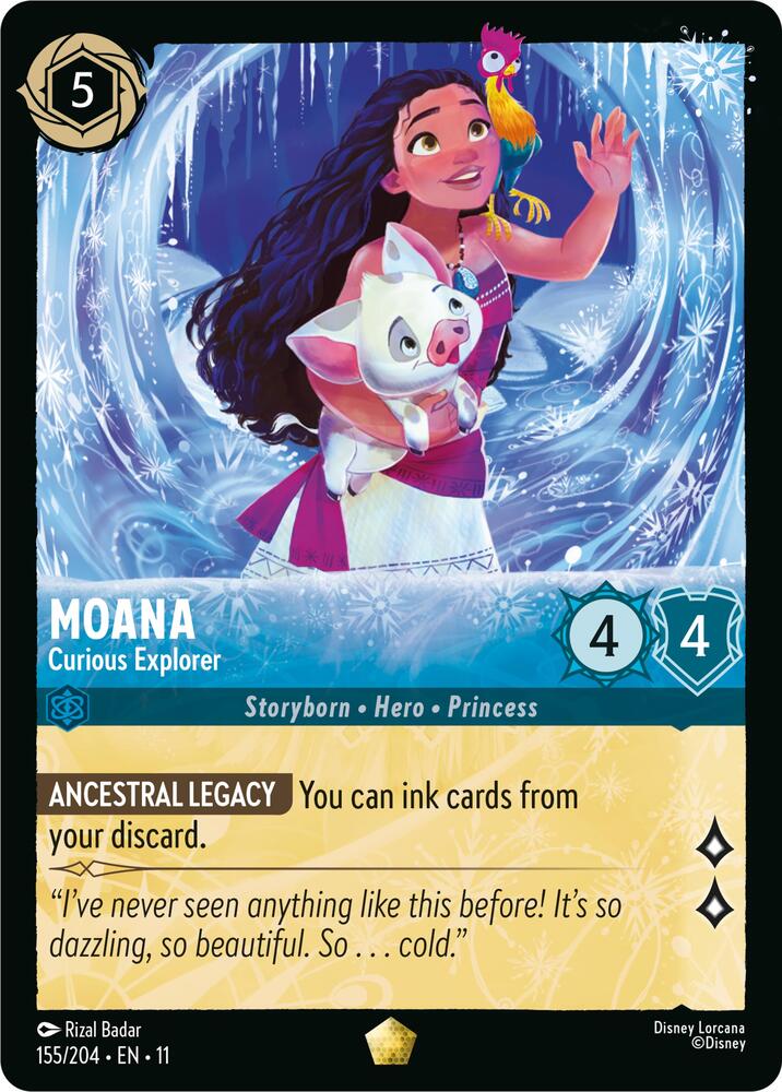 Moana - Curious Explorer card image