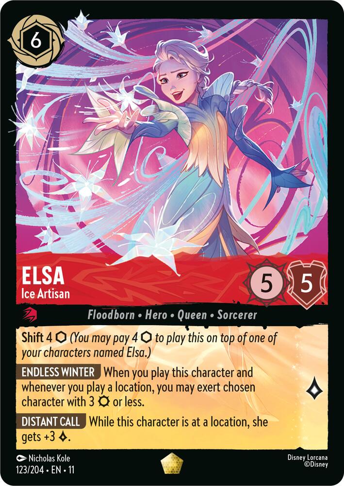 Elsa - Ice Artisan card image