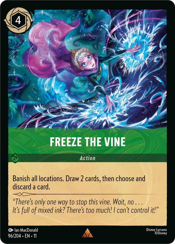 Freeze the Vine card image