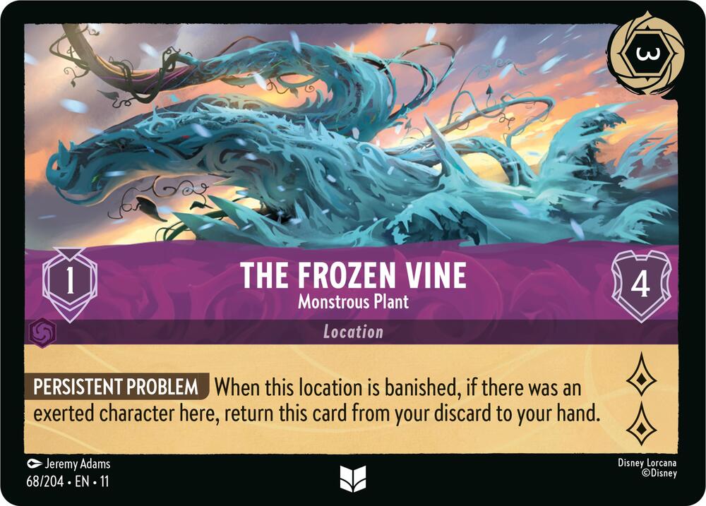 The Frozen Vine - Monstrous Plant card image