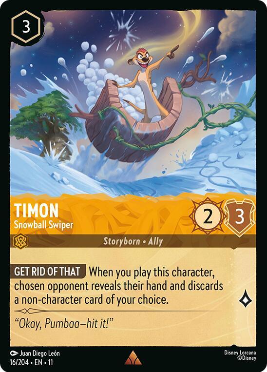 Timon - Snowball Swiper card image
