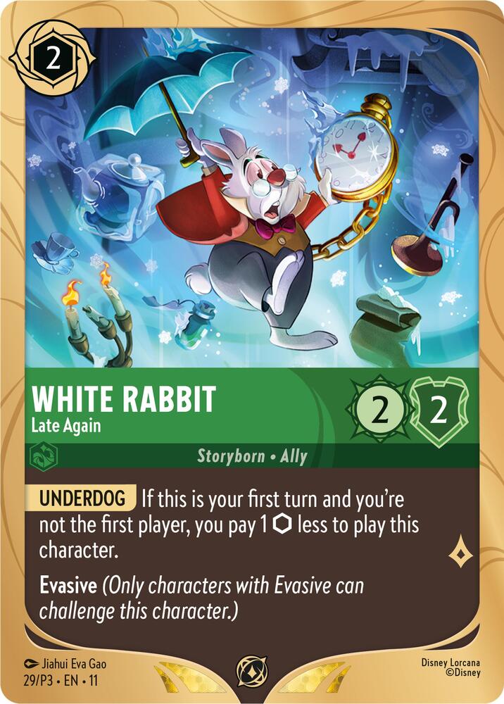White Rabbit - Late Again card image