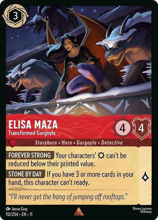 Elisa Maza - Transformed Gargoyle card image