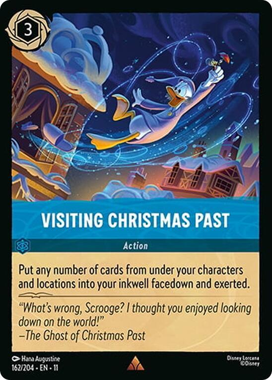 Visiting Christmas Past card image