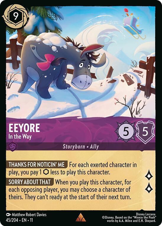 Eeyore - In the Way card image