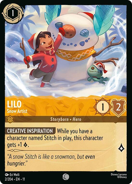 Lilo - Snow Artist card image